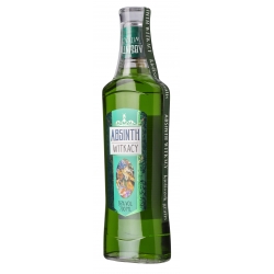 Absinth Witkacy - Absynt z kieliszkiem